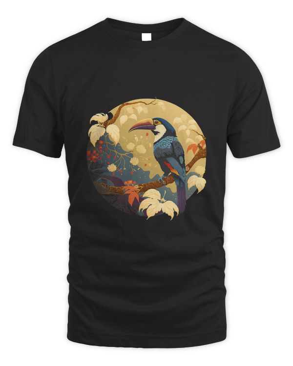 Surrealism Japanese Painting Toucan