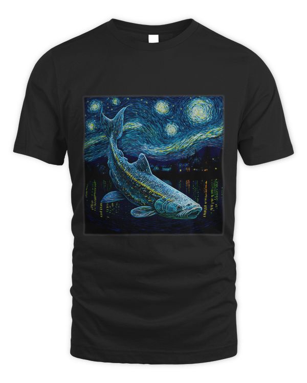 Surrealism Starry Night Channel Catfish