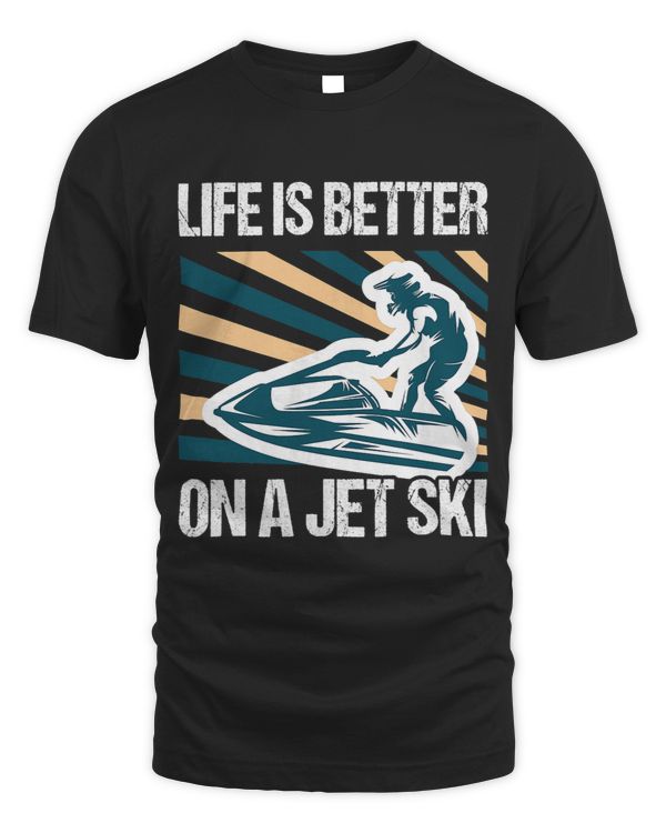 Life is better on a jet ski skimboarding water scooting