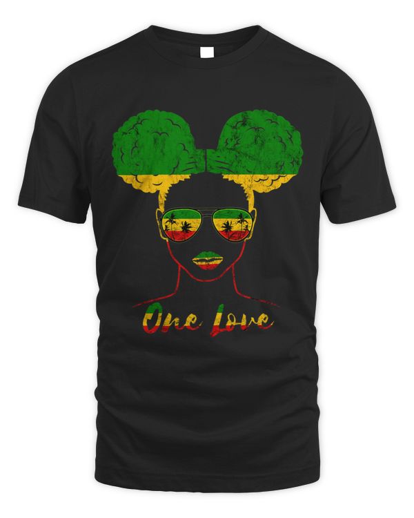 Reggae Girl One Love Rastafarian Roots Rasta Reggae Jamaica