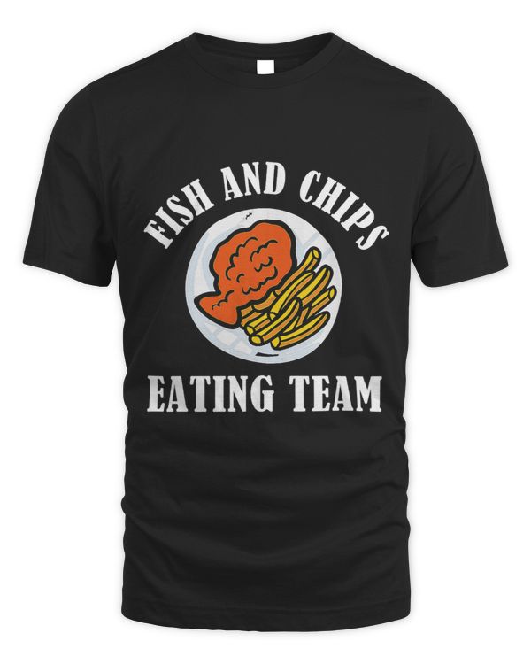 Fish And Chips Eating Team Apparel