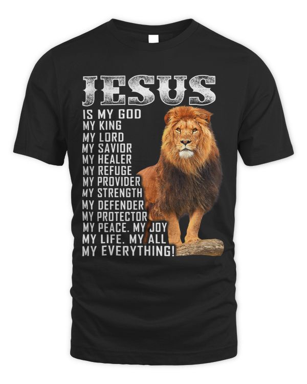 Jesus Is My God King My Lord My Savior Blue Lion Christian 2