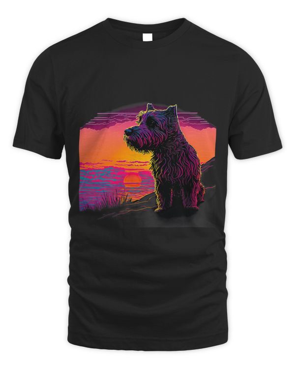 Retro Aesthetic Glen Of Imaal Terrier Dog 74