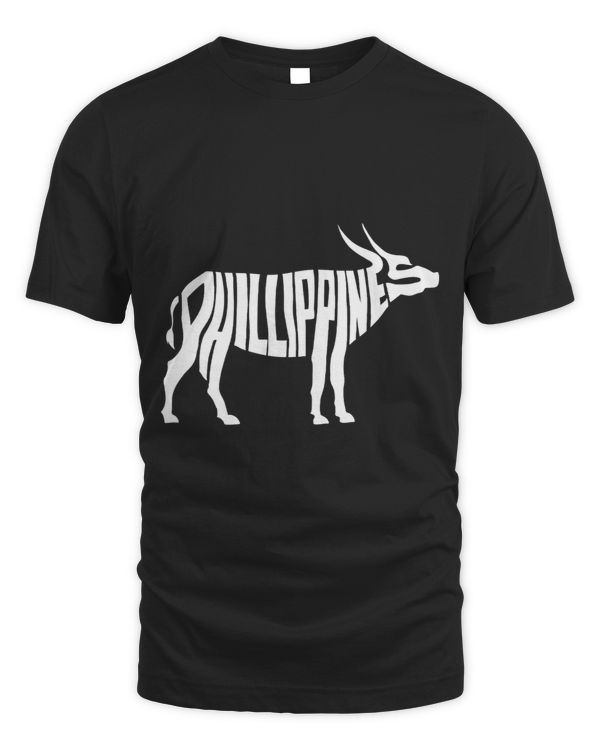 Philippines Carabao Water Buffalo Word Art Funny Animal