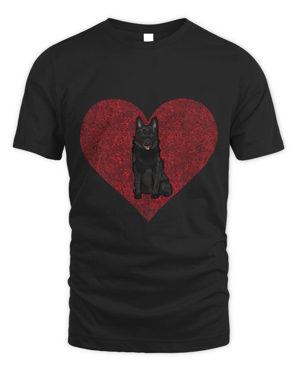 Schipperke Valentines Day Dog Love Fingerprint