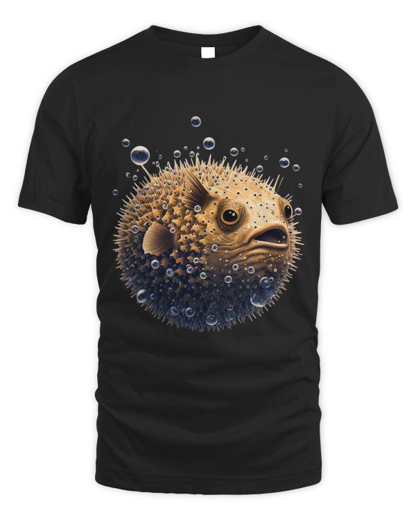 Pufferfish Fishes Bubbles