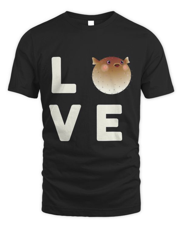 Pufferfish Shirt for Girls Who Lover Puffer Fish
