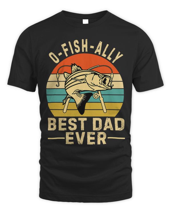 OFishAlly Best Dad Ever Vintage