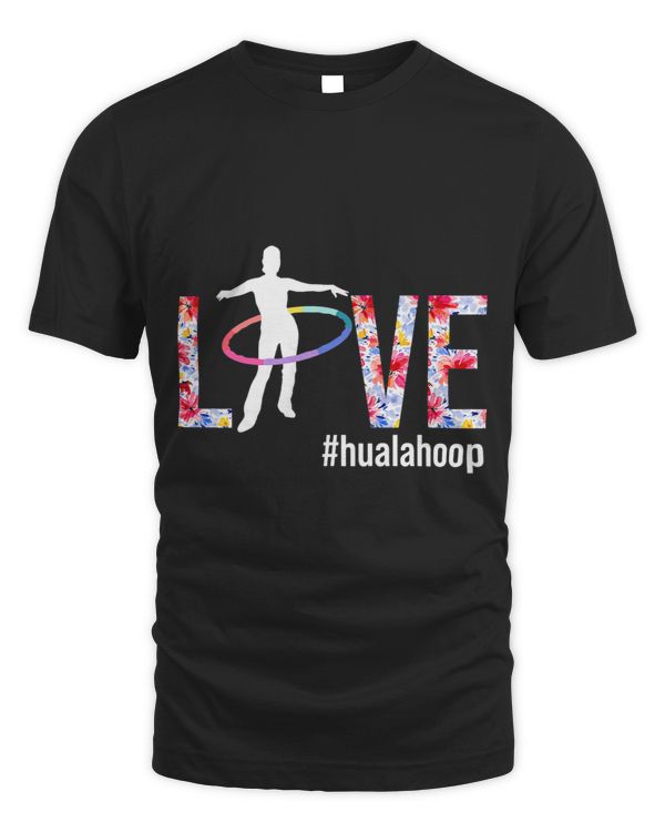Love Hula Hoop Floral Hula Hooping Dancing Gift
