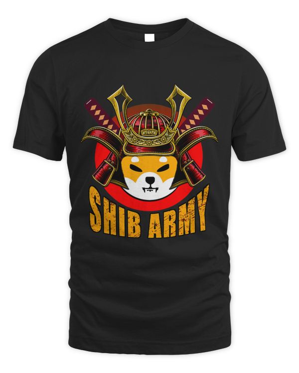 Funny Samurai Shib Army meme Perfect SHIB Cryptocurrency