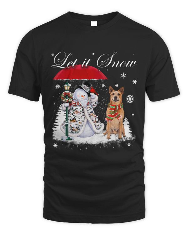Australian Cattle Santa Dog Christmas Snowman Xmas Pajama 353
