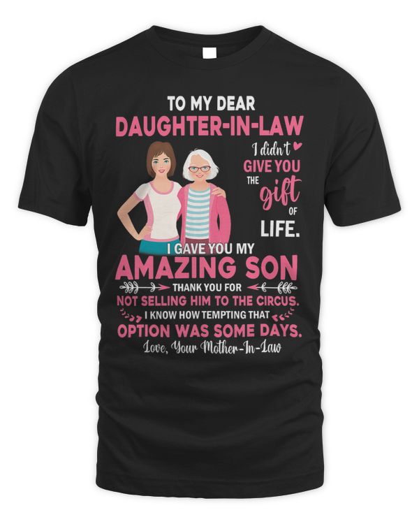 To My Dear DaughterInLaw I Gave Amazing Son Mothers Day