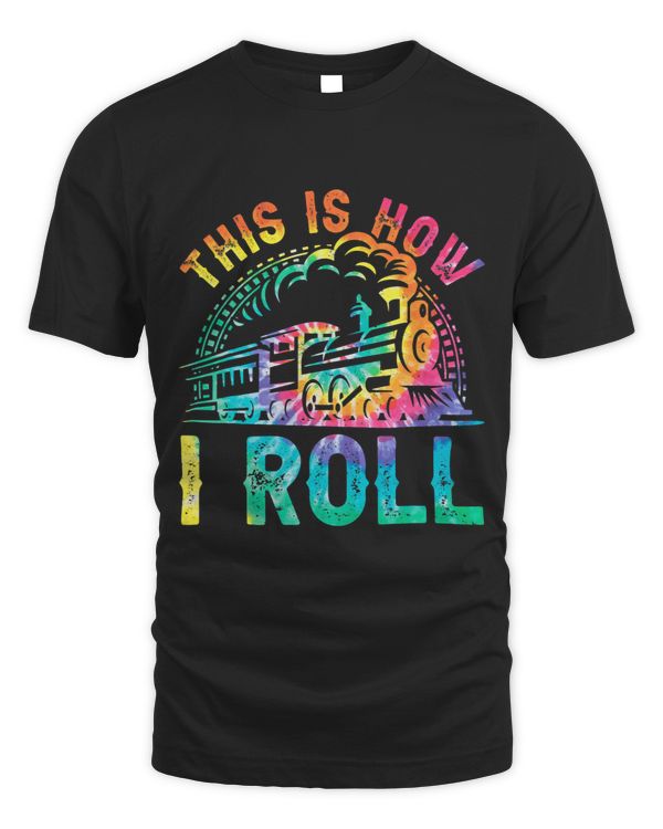 This Is Funny How I Retro Roll Train Engineer Railroad Lover 1