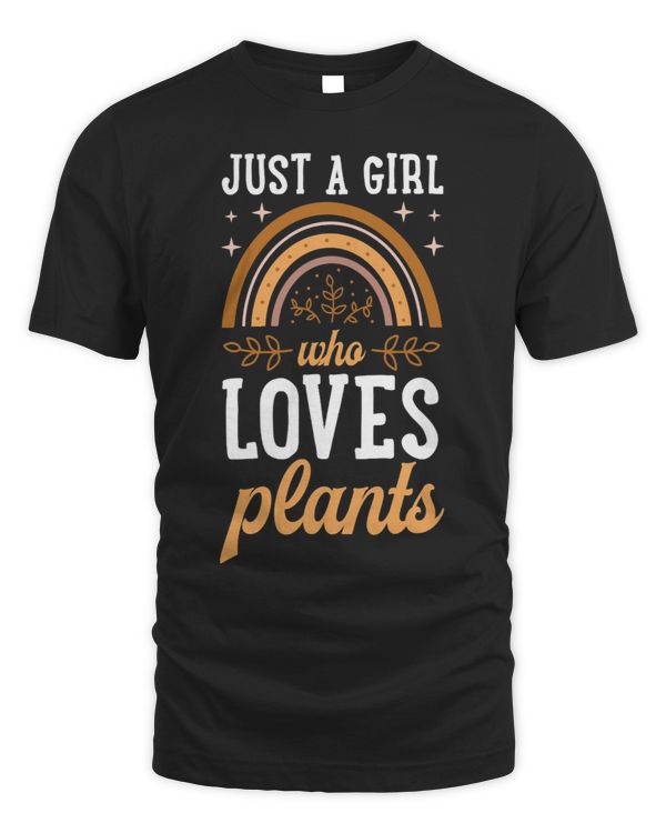 Just A Girl Who Loves Plants Bohemian Rainbow Boho Style