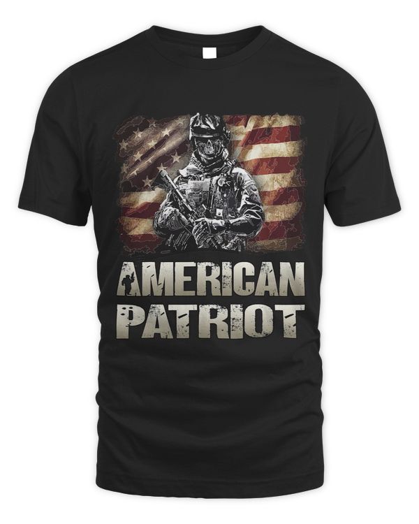 Mens American Patriot Proud USA Patriotism Patriotic Soldier