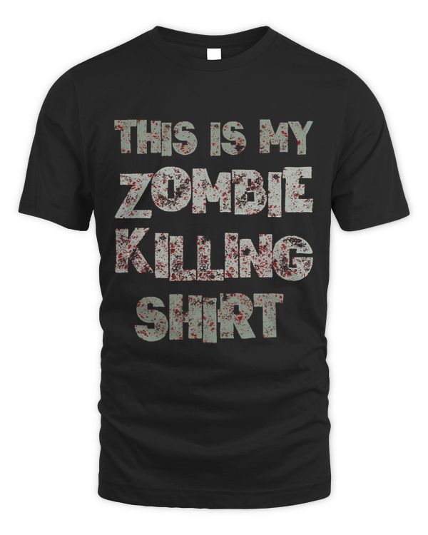 Halloween Zombie Lover Bloody This Is My Zombie Killing