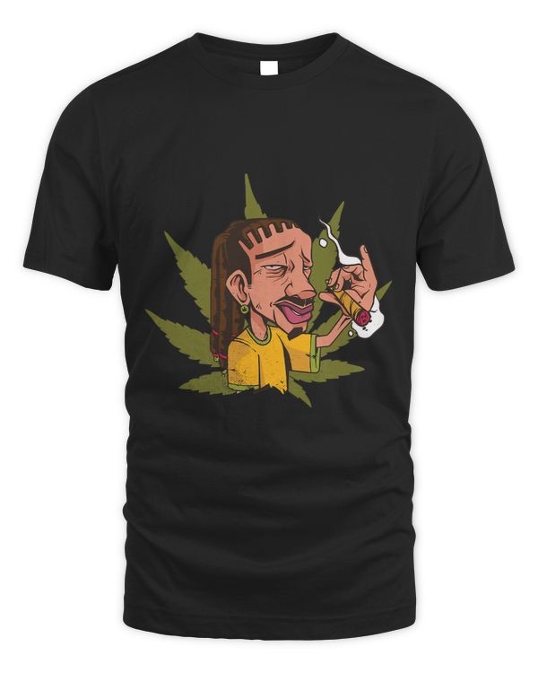 Rastafari Smoking Marijuana