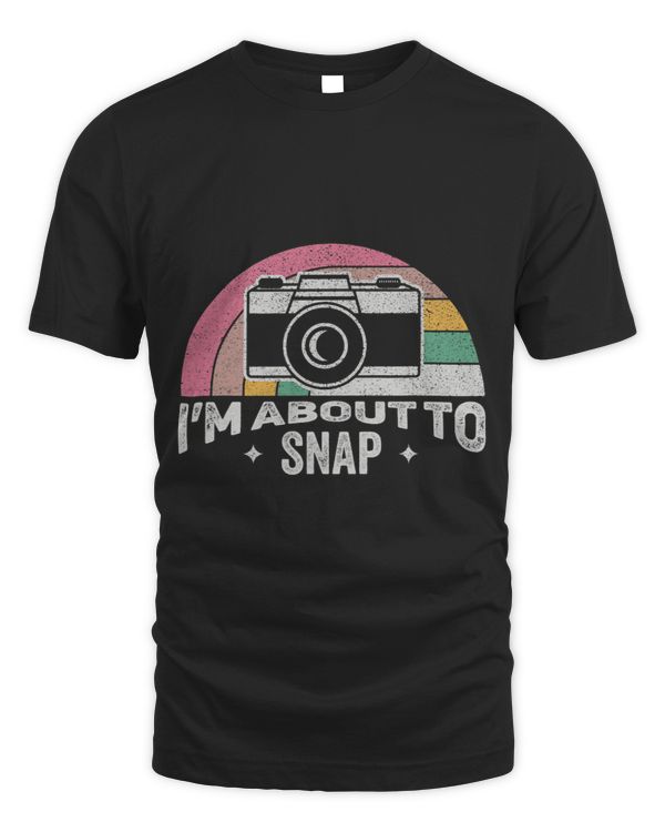 Vintage Im About To Snap Print Women Photography Camera 31