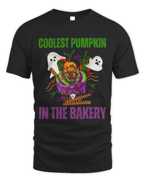 Coolest Pumpkin In The Bakery Fall Baker Cupcake Halloween