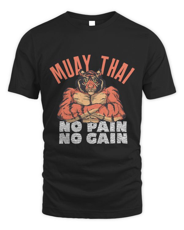 No Pain No Gain Funny Muay Thai