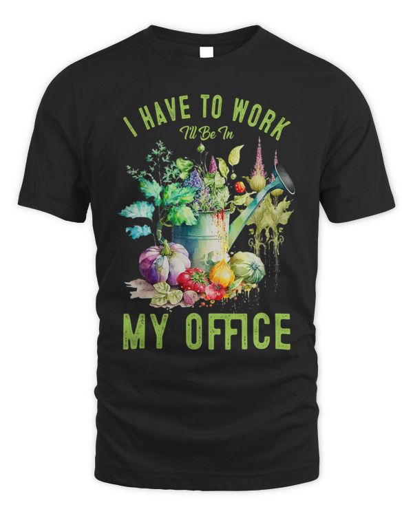 I’ve To Work Ill Be In My Office Watercolor Floral 3