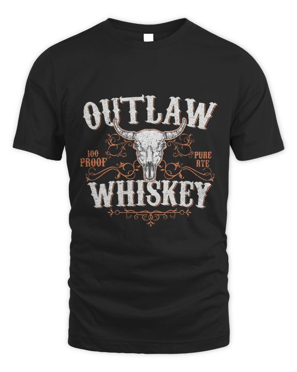 Outlaw Whiskey Country Vintage Graphic