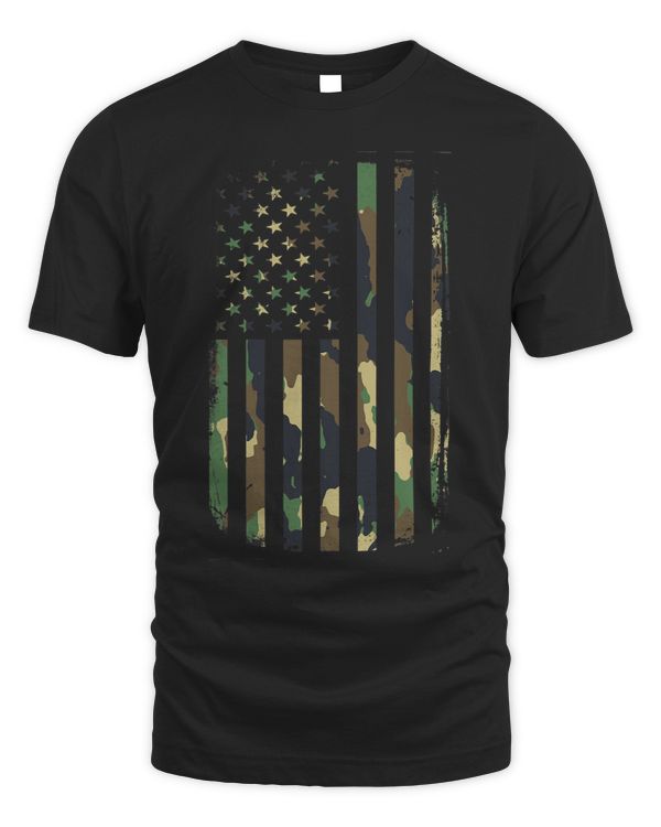 Desert Camo American Flag Military Tactical Camouflage USA