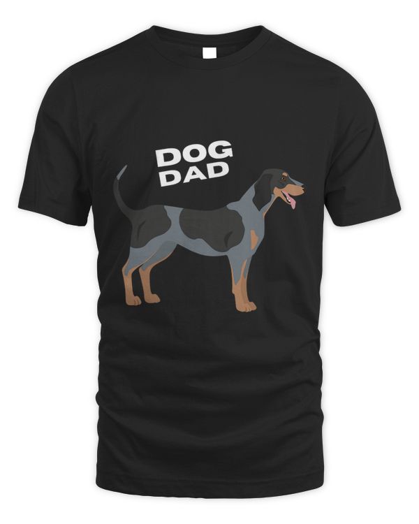 Mens Black Gray Tan American Foxhound Dog Dad Man