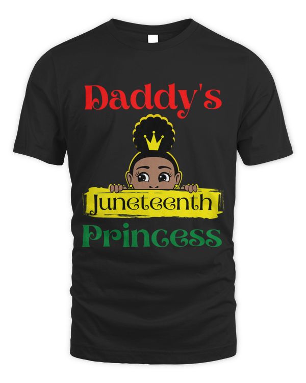 Kids Daddys Juneteenth Princess Black Girl Toddler Girls Funny