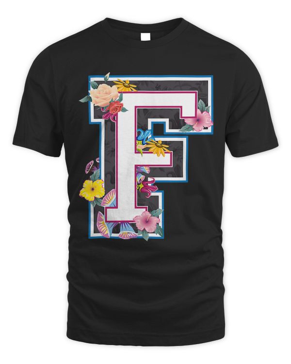 Letter F in varsity style