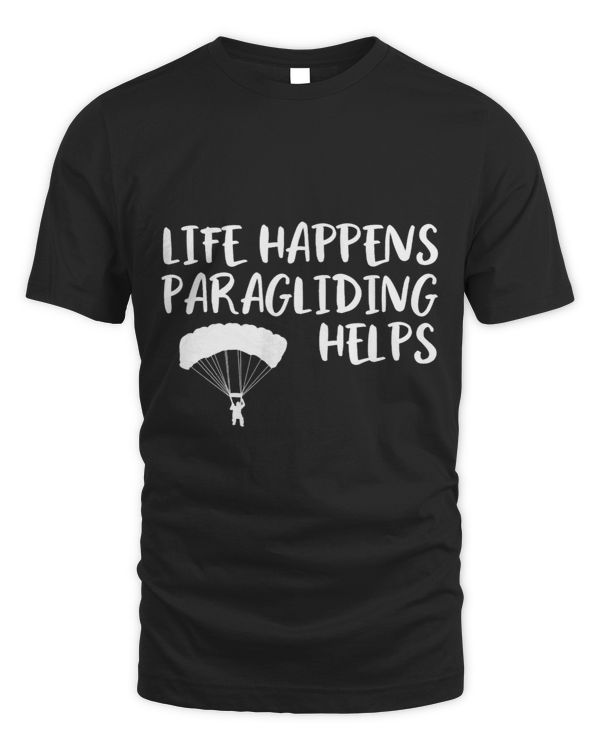 Life Happens Paragliding Helps Funny Paraglider