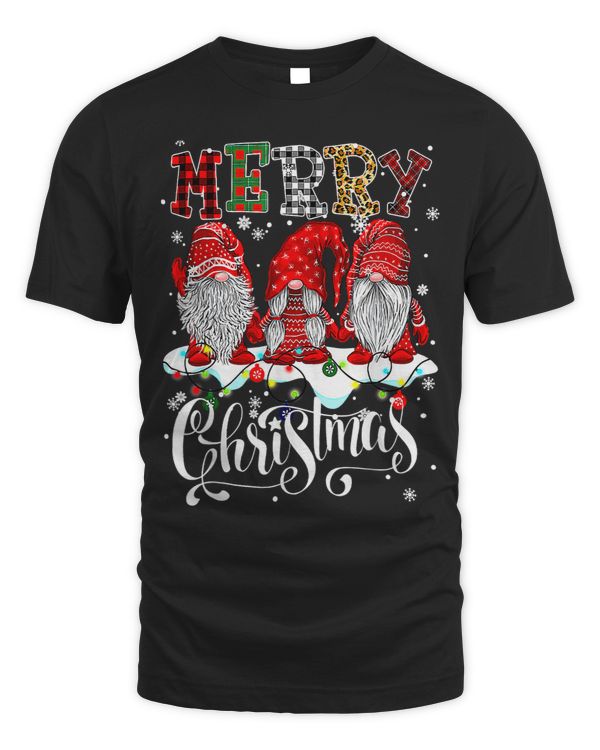 Merry Christmas Gnome Funny Family Xmas Boys Girls Kid 94