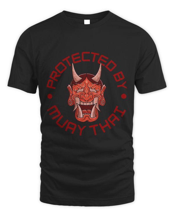 Muay Thai Vintage Oni Hannya Protected By Muay Thai