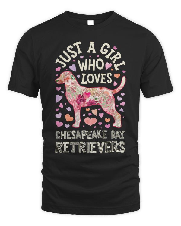 Chesapeake Bay Retriever Just A Girl Who Loves Dog Flower 139