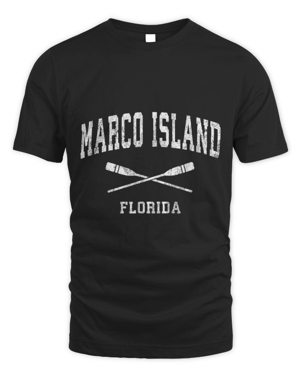 Marco Island Florida Vintage Nautical Paddles Sports Oars