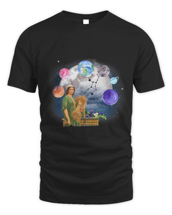 Virgo Moon Astrological Sign Earthbound Ruled By Mercury Art