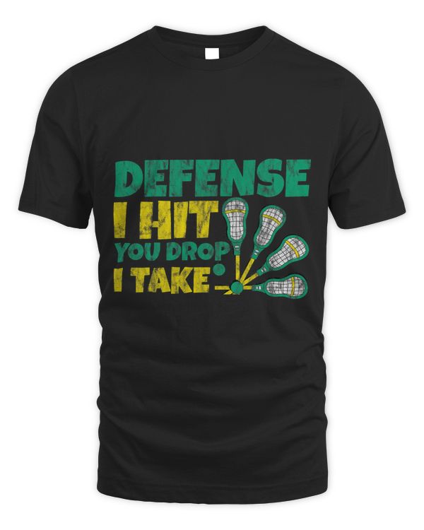 Defense I Hit You Drop I Take --- T-Shirt