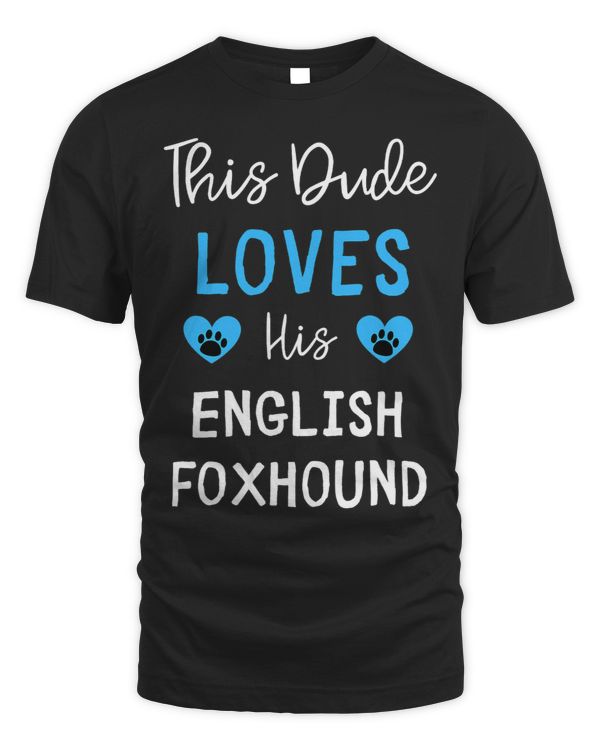 This Dude Loves His English Foxhound