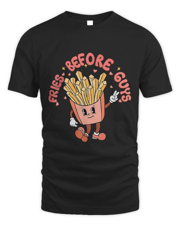Vintage Cutest Fries Before Guys Valentines Day Food Lovers