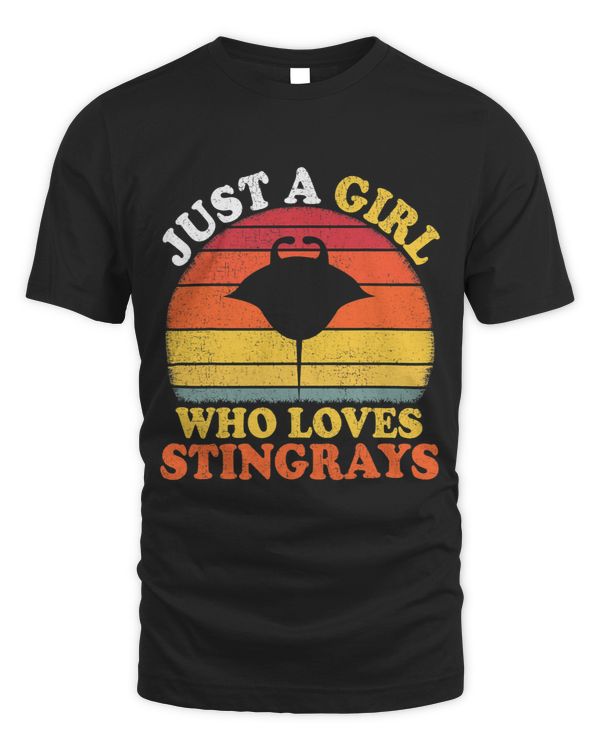 Stingray Fish Vintage Just A Girl Who Loves Stingrays