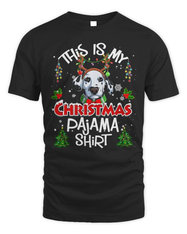 Dalmatian This Is My Christmas Pajama Funny Dalmatian Xmas 481 Dog Lover Dalmatians Dog