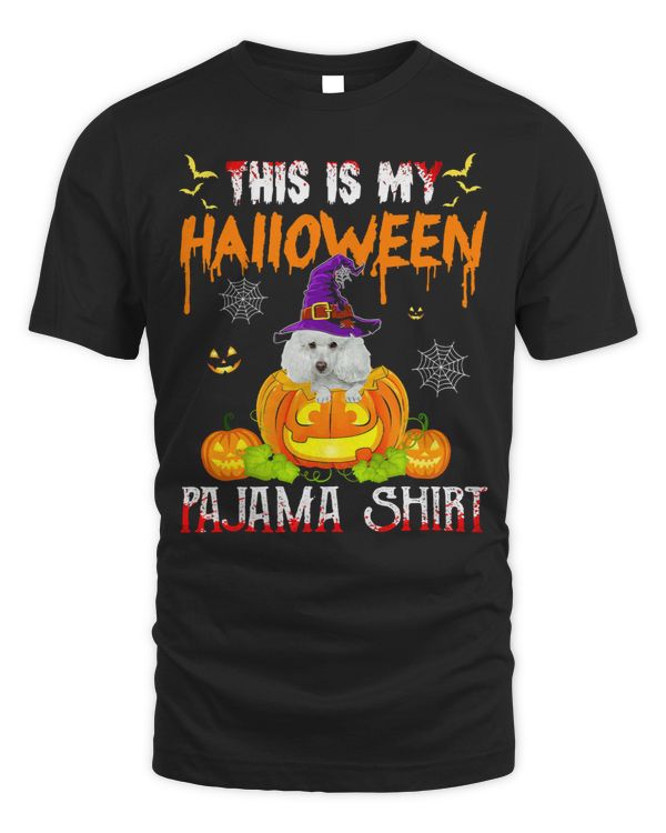 Poodles This Is My Halloween Pajama Cute Poodle 273 Poodle dog