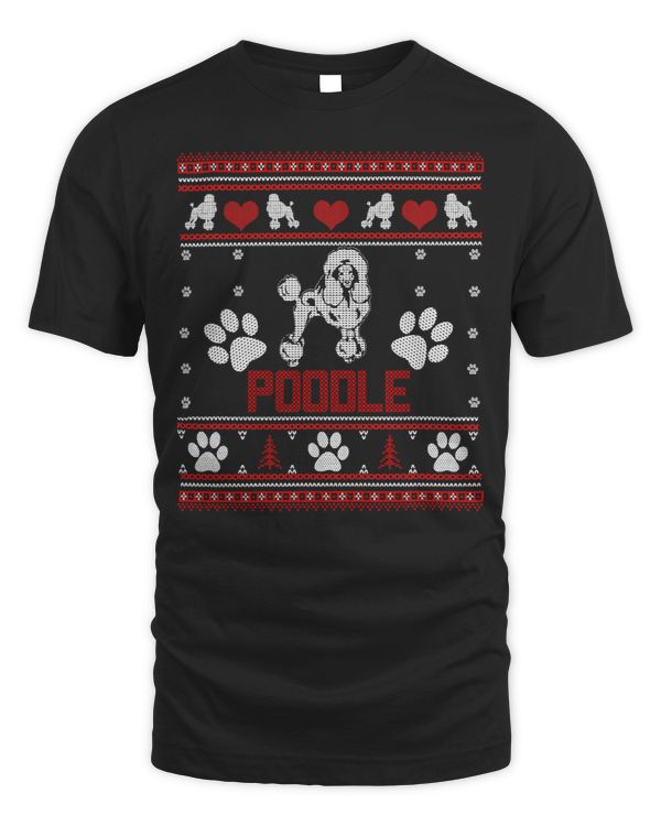 Poodles Christmas Sweater Dog Breed Holiday Ugly Design 99 Poodle dog