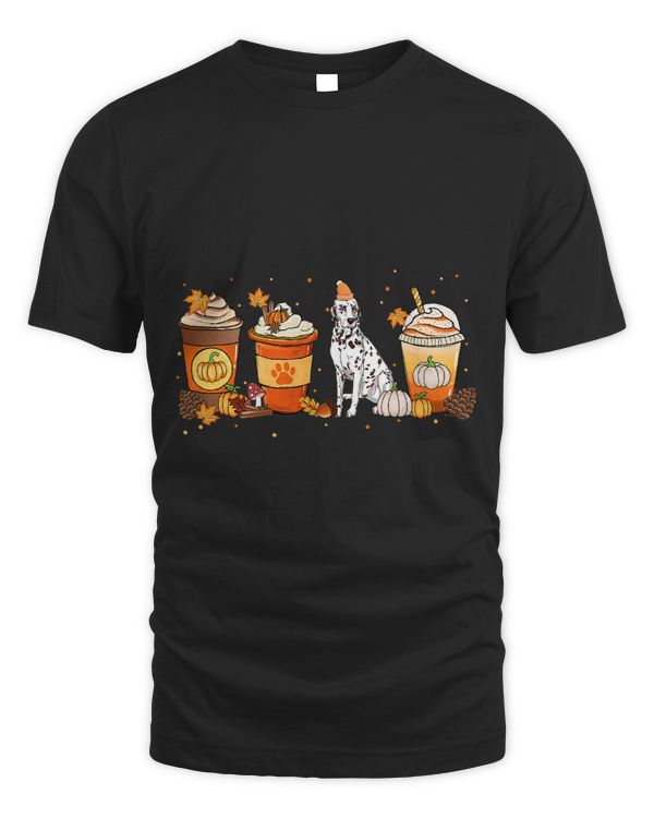 Dalmatian Pumpkin Spice Latte Dalmatian Fall Autumn Thanksgiving Dalmatians Dog