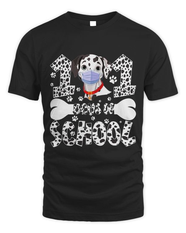 Dalmatian 101 Days Of School Dalmatian Face Mask 100th Day School7 Dalmatians Dog