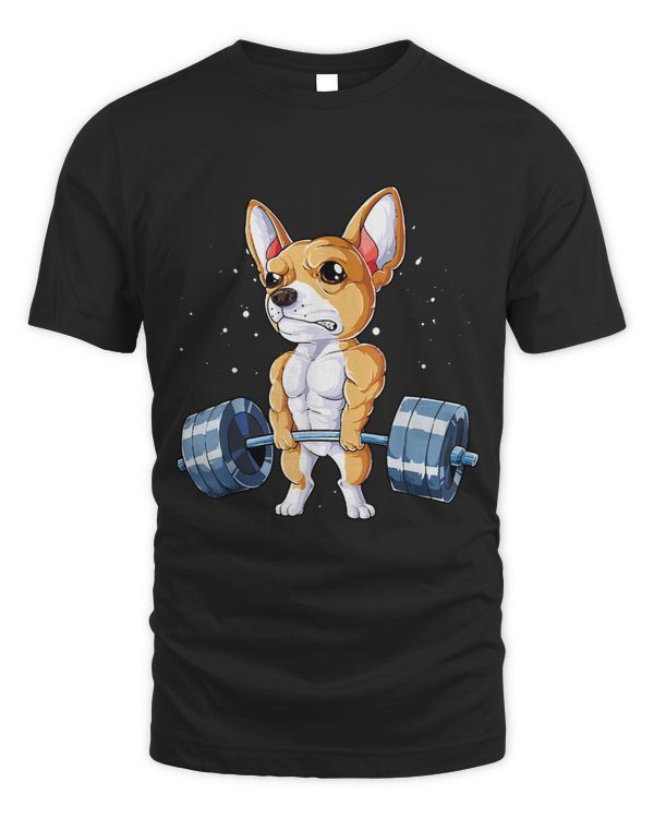 Chihuahuas Weightlifting Funny Deadlift Men Fitness Gym Gift Chihuahua Dog