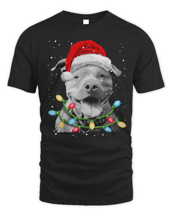 Bully Santa Christmas Tree Lights Xmas Boys Kids 251 Pitbull Dog