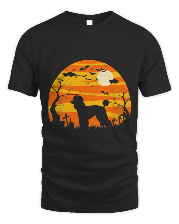 Poodles Halloween Poodle Dog Jack O Lantern Pumpkin 145 Poodle dog