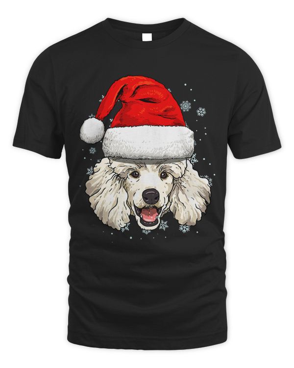 Poodles Christmas Santa Clause Navidad Xmas Pet Dog Lover29 Poodle dog