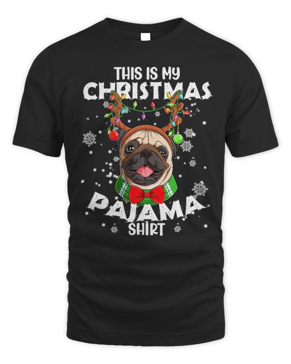 Pug Lover This Is My Christmas Pajama Pug Xmas Dog Lover 149 Pugs Dog